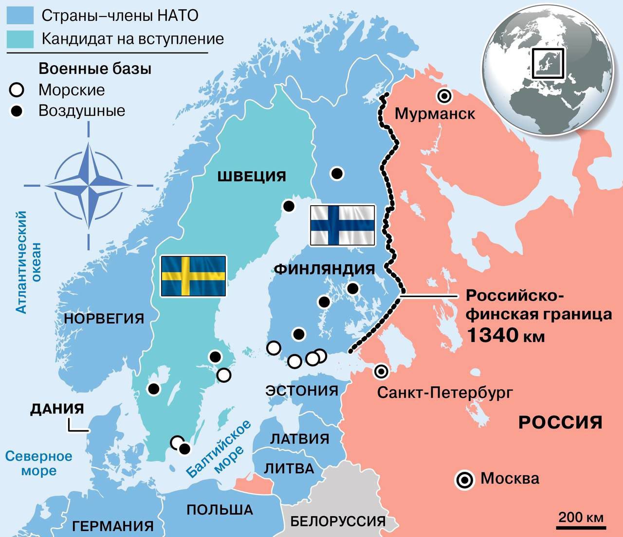 Политическая карта финляндии и россии