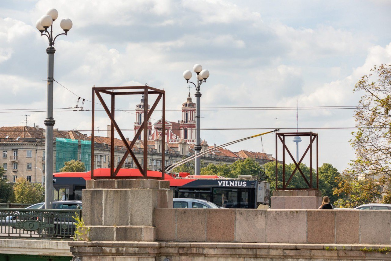 зеленый мост в вильнюсе