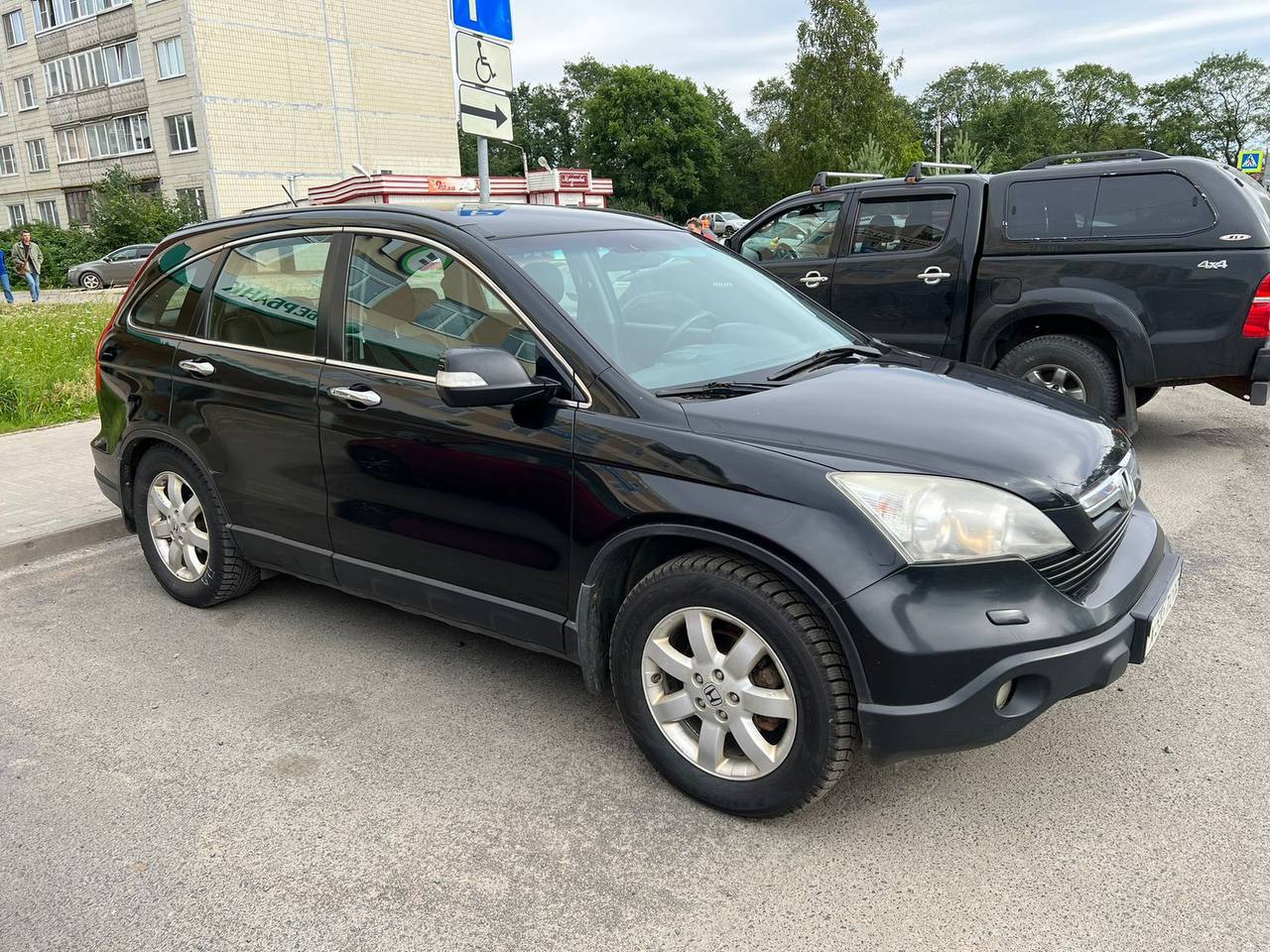 Honda CRV 2008 большие колеса