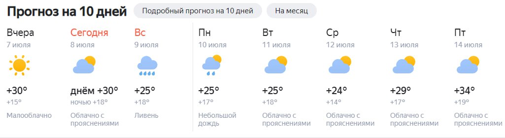 Точный прогноз на месяц в иркутске