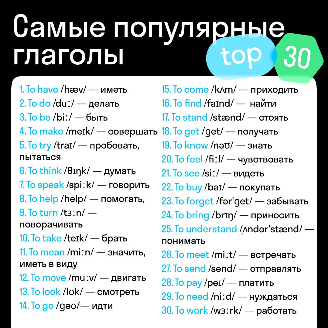 Популярные глаголы. Правильные глаголы в английском языке таблица с переводом. Часто используемые английские слова с переводом. Список основных глаголов английского языка. Основные глаголы английского языка таблица.