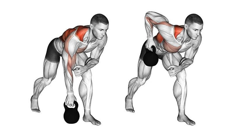 Тяга гантелей в наклоне мышцы. Махи гирей мышцы спины. Упражнения с гирей мышцы. Упражнения с гирями группы мышц. Упражнения с гирями для мышц спины.
