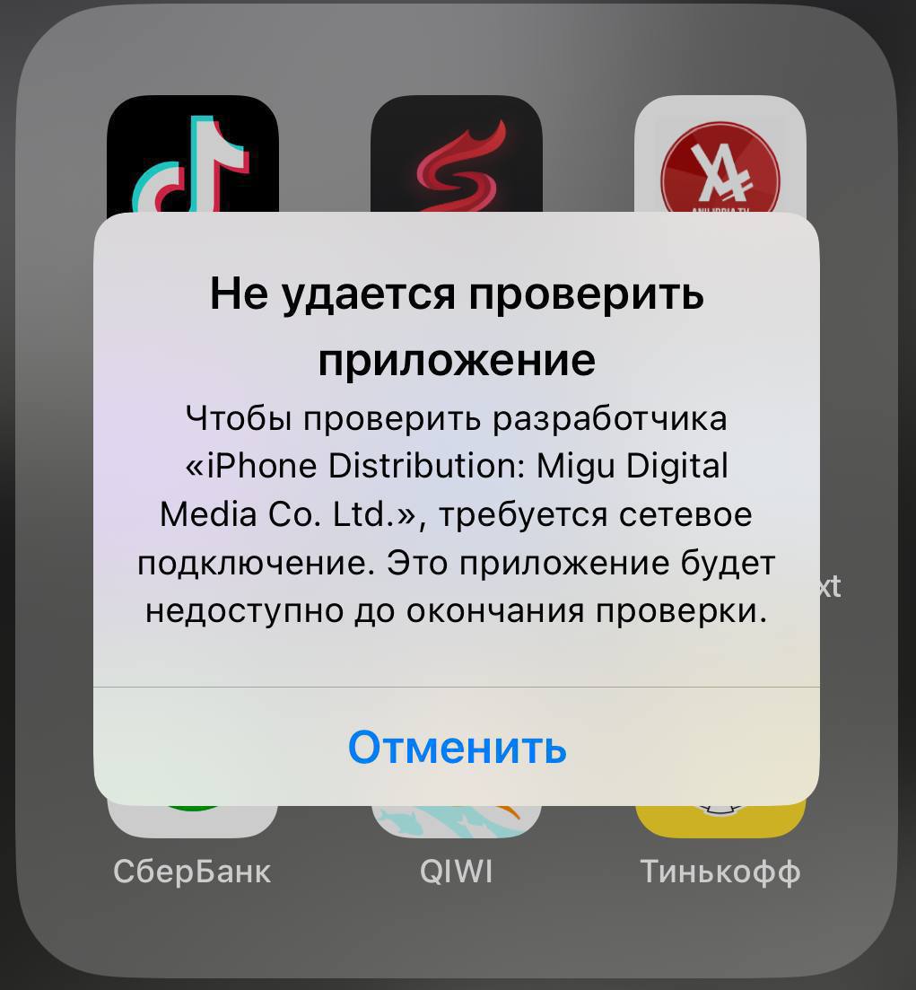 Не удалось проверить приложение скарлет. Айфон 99. Telegram Premium.